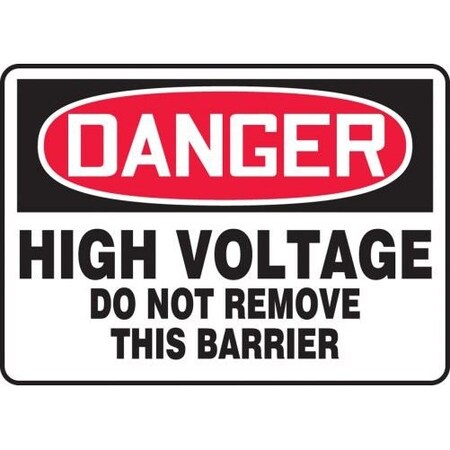 OSHA DANGER SAFETY SIGN HIGH MELC097XV